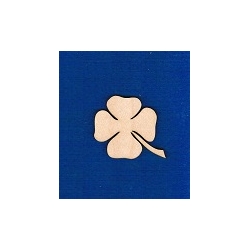Koniczynka  5x4cm   / SKLEJKA #3mm  / czterolistna koniczynka